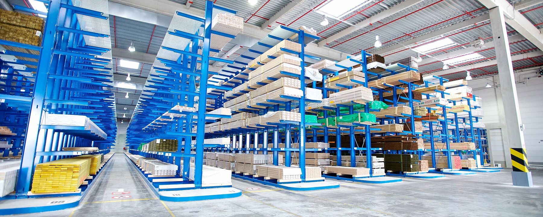 Cantilever racking narrow aisles warehouses OHRA UK